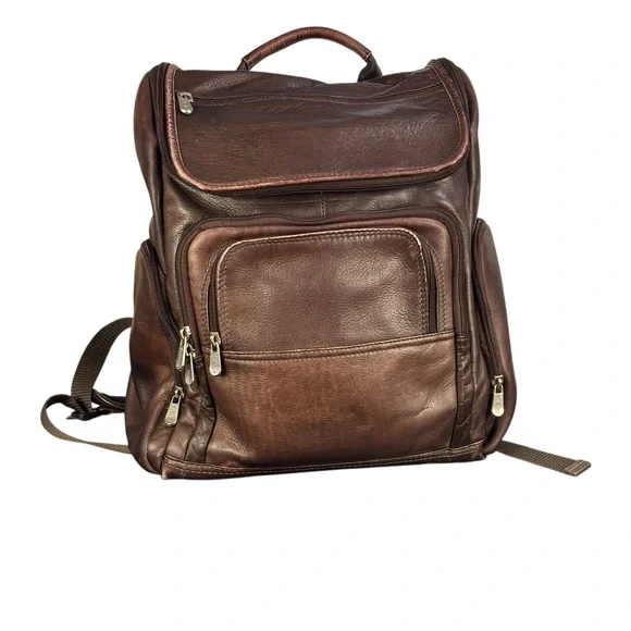 Piel | Bags | Piel Leather Multi Pocket Laptop Backpack  display picture 2